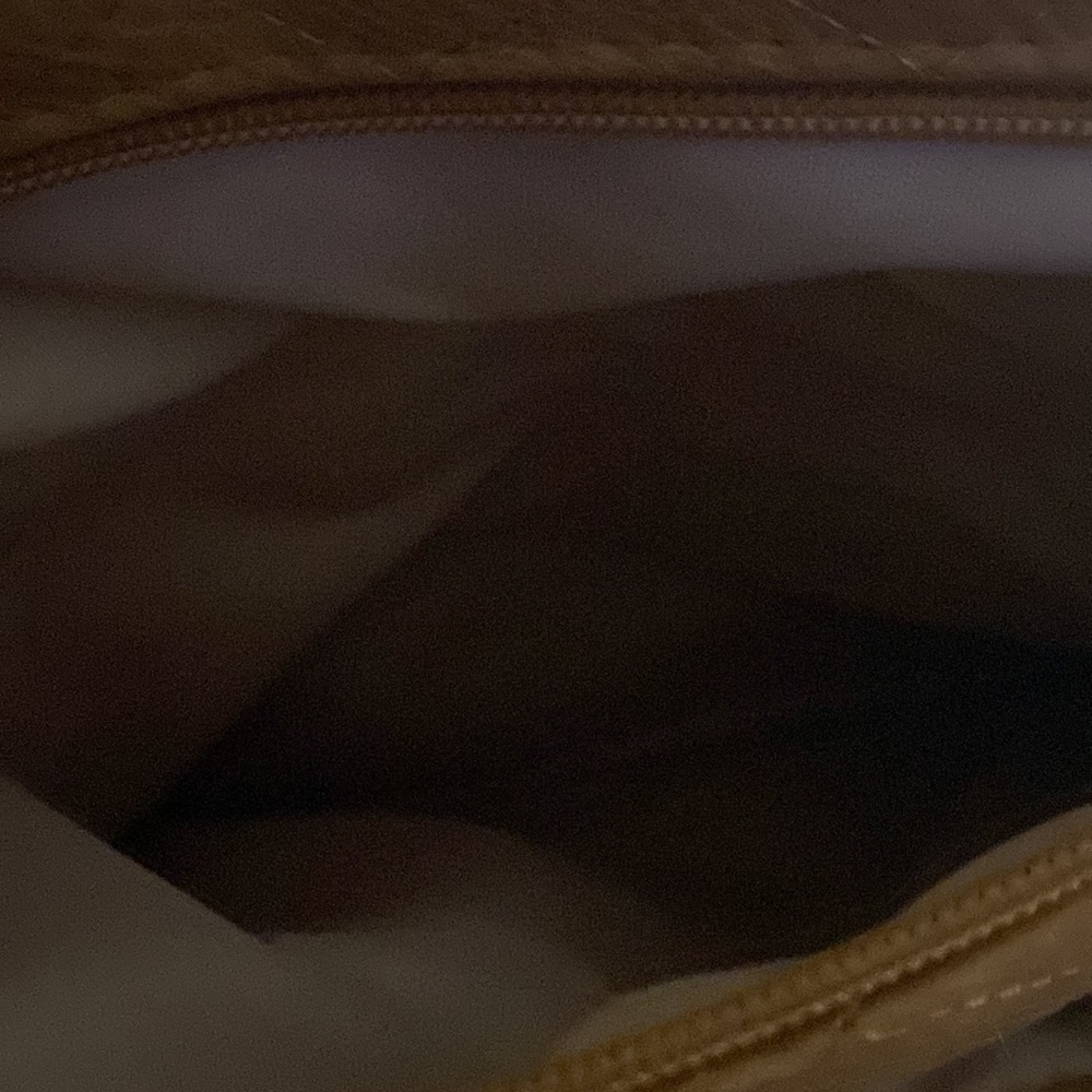 Beige tan vintage cross body boho purse - Picture 4 of 4